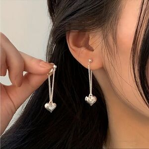 Dangle Heart Earrings